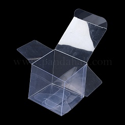 Quadratische transparente Kunststoff-PVC-Box-Geschenkverpackung&nbsp;CON-F013-01K