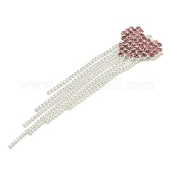 Подвески латунные горный хрусталь&nbsp;KK-I715-15S-03