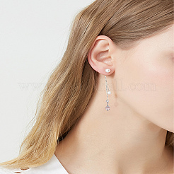 20 шт. 5 стиля подвесное украшение из стекла и сплава&nbsp;HJEW-LP00004