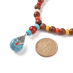 Ожерелья из бисера из дерева&nbsp;NJEW-JN04136