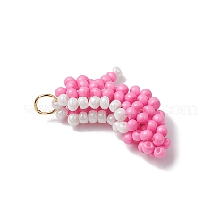 Подвески на каблуки из стеклянных бусин&nbsp;PALLOY-CJ00140