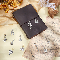 12 pendentif en alliage de voyage&nbsp;HJEW-BC00108