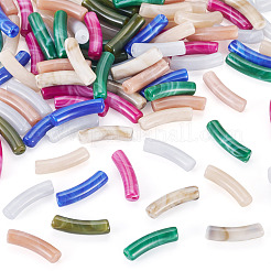 100 Stück zweifarbige Acrylperlen&nbsp;MACR-TA0002-80