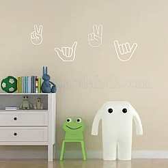 4 sac de 4 styles d'autocollants muraux en bois&nbsp;DIY-WR0005-38