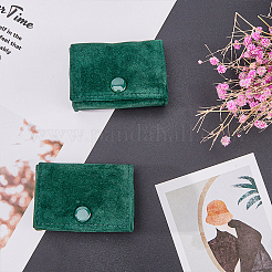 Мини-шкатулки для хранения ювелирных изделий из бархата&nbsp;CON-WH0089-08D