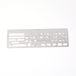 Plantillas de pintura de acero inoxidable 304&nbsp;DIY-WH0246-21