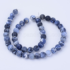 Chapelets de perles en sodalite naturelle&nbsp;X-G-Q462-8mm-07