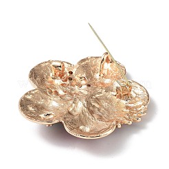 Брошь из сплава со стразами&nbsp;JEWB-M035-03B-G