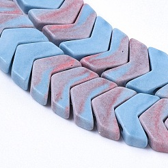 Натуральная красная радуга яшма многожильные звенья пряди&nbsp;G-G806-06B