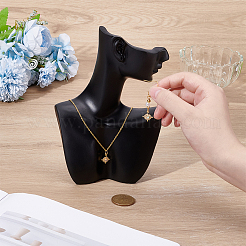 Подставки для ожерелий из смолы в форме бюста&nbsp;NDIS-WH0003-017