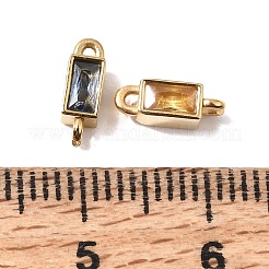 12 Farbe 304 Edelstahl Pavé Zirkonia geometrische Verbindungsanhänger&nbsp;SA-CBAFEA1-01D-G