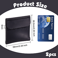 Сумки для хранения колец из воловьей кожи&nbsp;ABAG-WH0031-36A