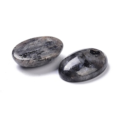 Кабошоны из натурального черного ларвикита&nbsp;X-G-Z020-10