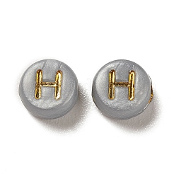 Позолота непрозрачные акриловые бусины&nbsp;PACR-Q001-01