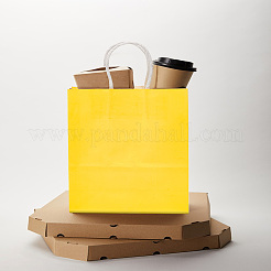 4 шт. 4-х цветные однотонные крафт-бумажные пакеты&nbsp;ABAG-LP0001-47B