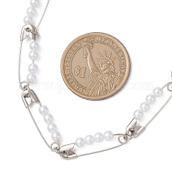 Круглые акриловые бусины с имитацией жемчуга&nbsp;NJEW-JN05671