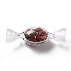 Chip de jaspe rojo natural decora&nbsp;DJEW-D004-01B