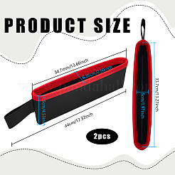 Искусственная кожа с пластиковым контейнером для хранения в зазоре между сиденьями автомобиля&nbsp;CON-WH0095-167A