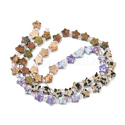 4 стиль: нити из синтетической императорской яшмы&nbsp;G-D095-A04