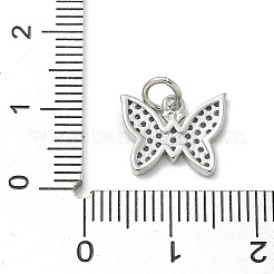 Gestell Messing micro ebnen Zirkonia Anhänger&nbsp;X-KK-K392-42P
