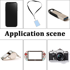 10 шт. полиэстеровые мобильные ремни&nbsp;HJEW-GF0001-67A