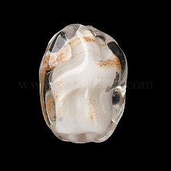 Бусины лэмпворк ручной работы с золотым песком&nbsp;FIND-C040-02