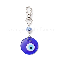 Décorations de pendentif mauvais œil au chalumeau faites à la main&nbsp;HJEW-JM04143-01
