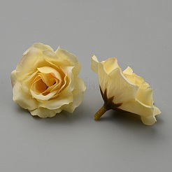 Fiore di rosa imitazione di stoffa&nbsp;AJEW-WH0083-22B