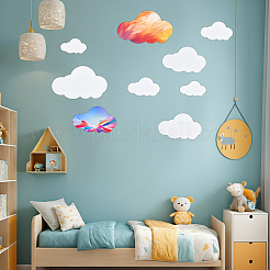 50 шт. 4 стиля бумаги для крафт-карт в форме облака&nbsp;DIY-OC0014-61