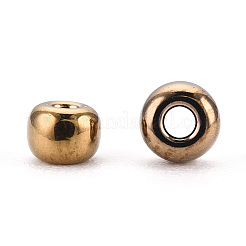 12/0 perle di vetro rotonde di colori metallici&nbsp;X-SEED-A009-2mm-601