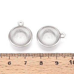 Оправы для подвесок из нержавеющей стали 304 в виде кабошонов&nbsp;STAS-T067-71P