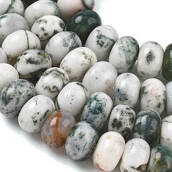 Chapelets de perles en agate d'arbre naturelle&nbsp;GG-CBA9281-A01-5x8mm