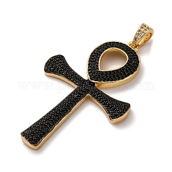 Латунные микро проложить кубического циркония большие кулоны&nbsp;KK-U076-06G