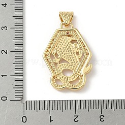 Латунные микро проложить кубического циркония подвески&nbsp;KK-Z115-10G