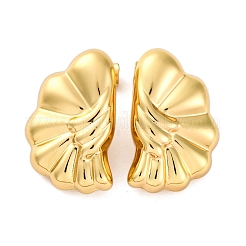 Orecchini a bottone in acciaio inossidabile 304 a forma di fiore per donna&nbsp;EJEW-A125-71G