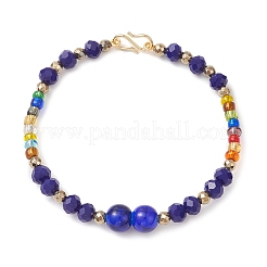 Vetro perline braccialetti per le donne&nbsp;BJEW-JB12137-01