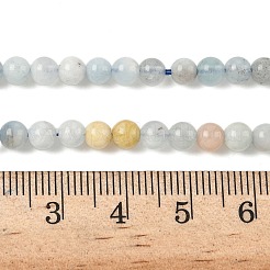 Природные Аквамарин бисер нитей&nbsp;G-D327-A01-5mm