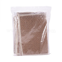 Geflochtene Jute und rutschfeste Spitze aus Spitze&nbsp;LS-AJEW-WH0066-01