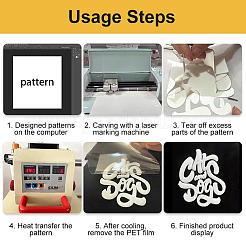 3d слоеный винил с теплопередачей&nbsp;DIY-WH0349-11