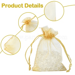 50 pz 10 colori sacchetti regalo in organza con coulisse&nbsp;OP-YW0002-02