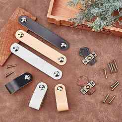 Дверные ручки из искусственной кожи&nbsp;FIND-WH0052-53C