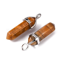 Подвески из натурального агата с заостренным концом&nbsp;G-M378-01P-A36