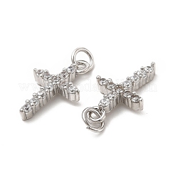 Латунные микро проложить кубического циркония подвески&nbsp;KK-E068-VB272