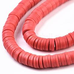 Perle piatte tonde polimero a mano di argilla&nbsp;CLAY-R067-6.0mm-30