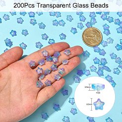 200 шт. Прозрачные стеклянные бусины&nbsp;GLAA-CJ0001-24