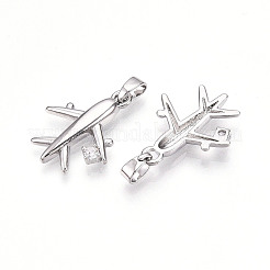 Латунные микро проложить кубического циркония подвески&nbsp;KK-T070-80P