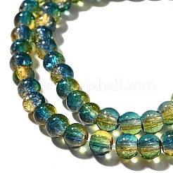 Стеклянные бусины кракле&nbsp;CCG-C002-6mm-06