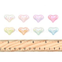 40шт УФ-покрытие непрозрачные акриловые бусины&nbsp;OACR-FS0002-20