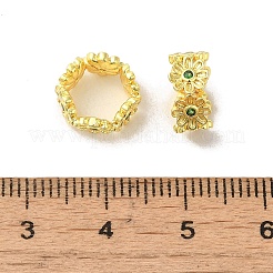 Perline a foro largo a forma di girasole&nbsp;KK-B088-01C-01G