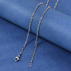 Латунные цепочки Фигаро для женщин&nbsp;NJEW-B157-02P